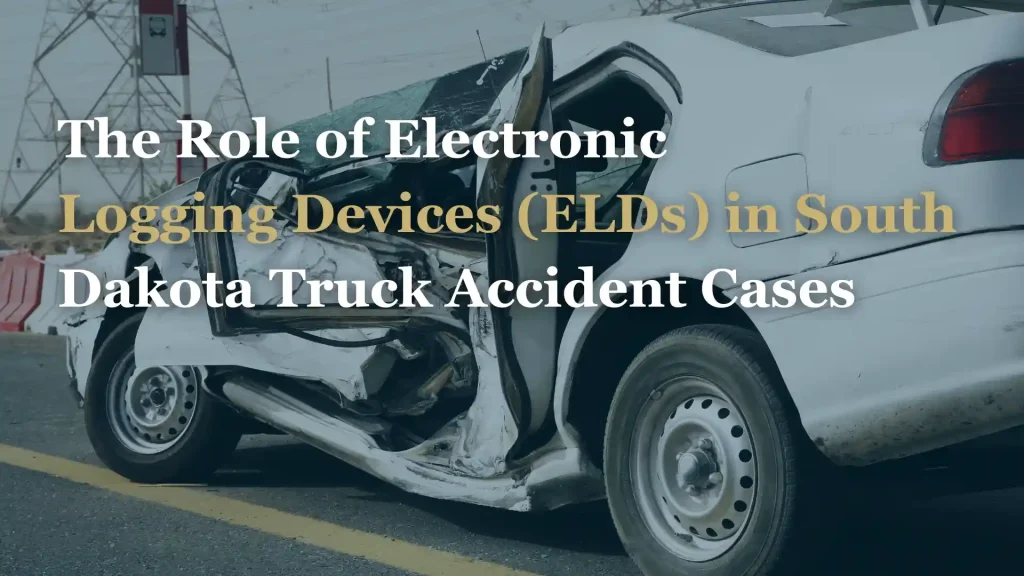 The Role of Electronic Logging Devices (ELDs) in South Dakota Truck Accident Cases Image