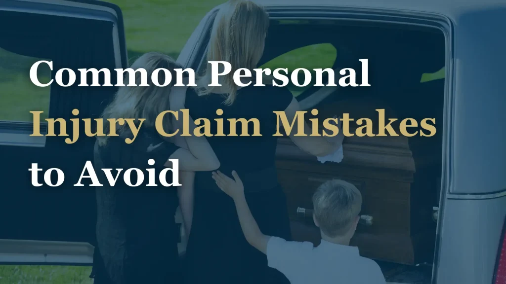 Common Personal Injury Claim Mistakes to Avoid Image